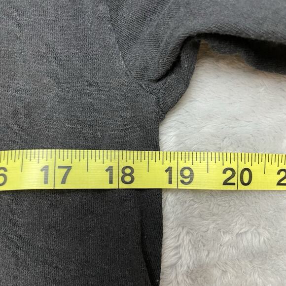 CSUS Sacramento State Hornets Tee T-Shirt Size M Black Cropped Long Sleeve DIY - Picture 5 of 6